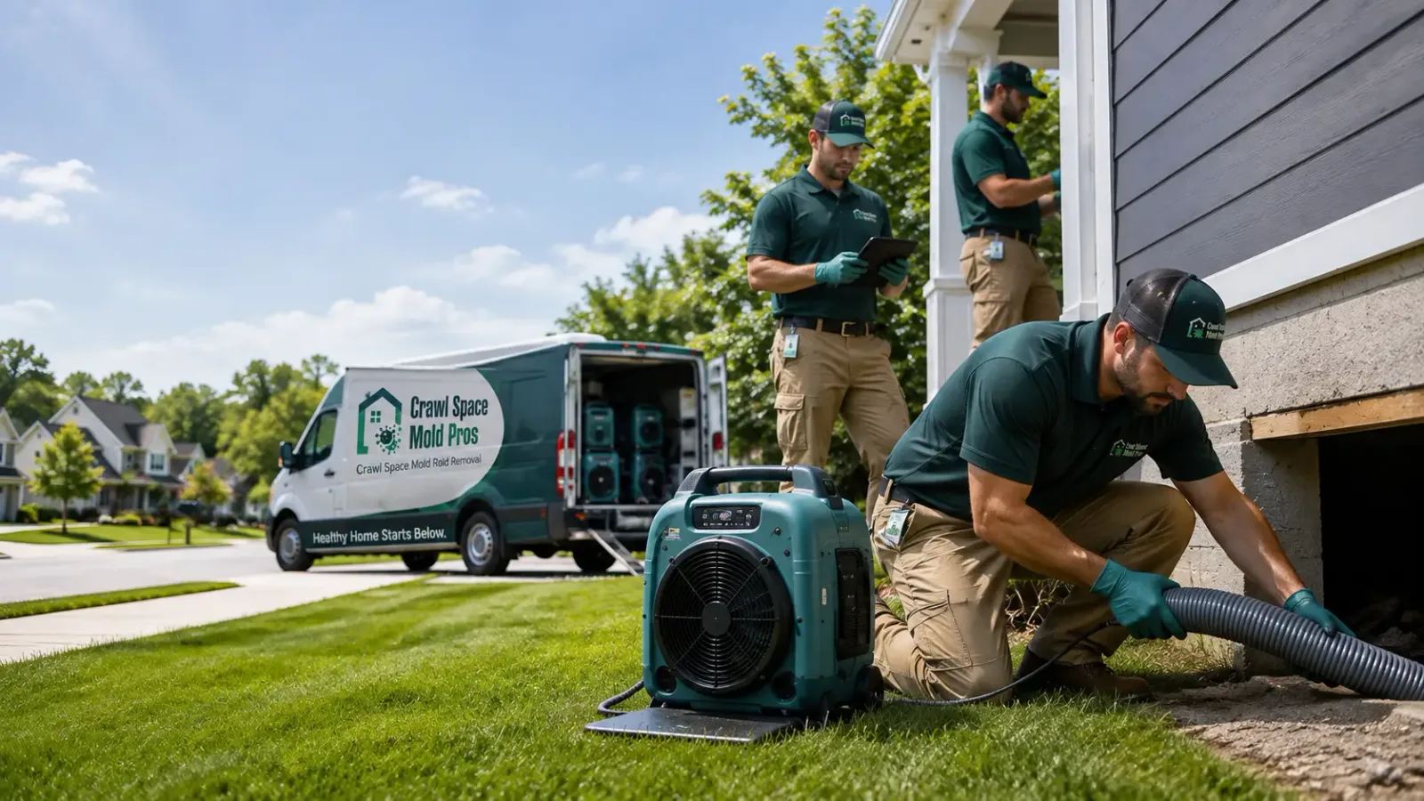 Crawl Space Mold Removal in Hollister, CA